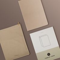 Selencia Cover Riva Samsung Galaxy Tab A11 Plus - Beige
