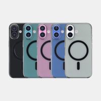 Accezz Lite custodia posteriore con MagSafe Apple iPhone 16 - Smokey Clear