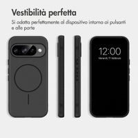 imoshion Cover posteriore Color con Thin MagSafe Ring Google Pixel 9 / 9 Pro - Nero