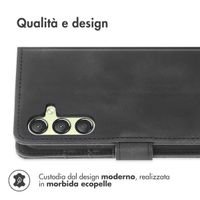 imoshion Cover a libro con Cordino Samsung Galaxy A25 (5G) - Nero