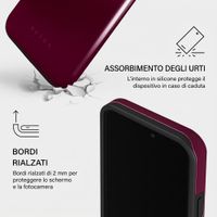 Burga Cover Posteriore Resistente con MagSafe Apple iPhone 13 Pro - Dark Cherry