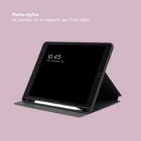 Selencia Cover per tablet Vivid Apple iPad 9 (2021) 10.2 pollici / iPad 8 (2020) 10.2 pollici / iPad 7 (2019) 10.2 pollici - Marble Plum