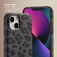 Selencia Cover Sabi Stampa pantera con MagSafe Apple iPhone 13 - Midnight Black