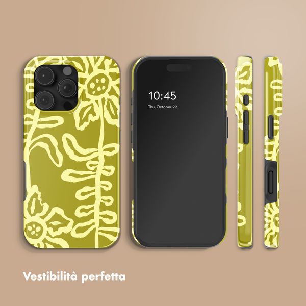 Selencia Cover posteriore Vivid con MagSafe Apple iPhone 16 Pro Max - Chalky Bloom