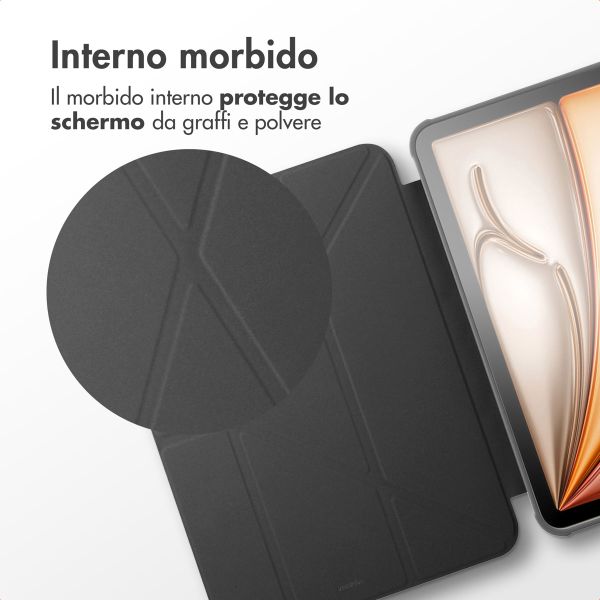 imoshion Cover Origami Apple iPad Air 13 pollici (2026) M4 / (2025) M3 / (2024) M2 - Nero