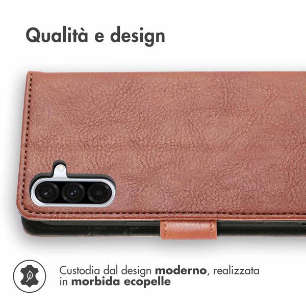 imoshion Cover a libro di Lusso Samsung Galaxy A36 - Marrone