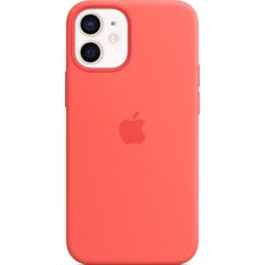 Apple Cover Posteriore in Silicone con MagSafe Apple iPhone 12 Mini - Pink Citrus