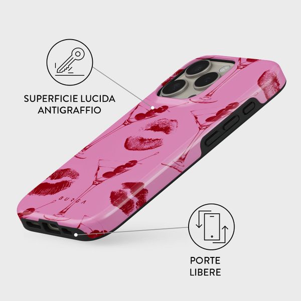 Burga Cover Posteriore Resistente con MagSafe Apple iPhone 16 Pro - Call me