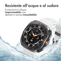 imoshion Cinturino Ocean in silicone Samsung Galaxy Watch Ultra (2024/2025) - Bianco