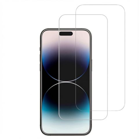 Accezz Vetro temperato, confezione da 2 Apple iPhone 15 Plus / 15 Pro Max / 16 Plus