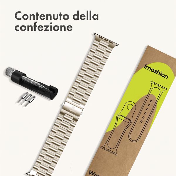 imoshion Cinturino in acciaio Apple Watch | 38/40/41/42 mm - Starlight
