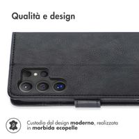 imoshion Cover a libro di Lusso Samsung Galaxy S24 Ultra - Nero