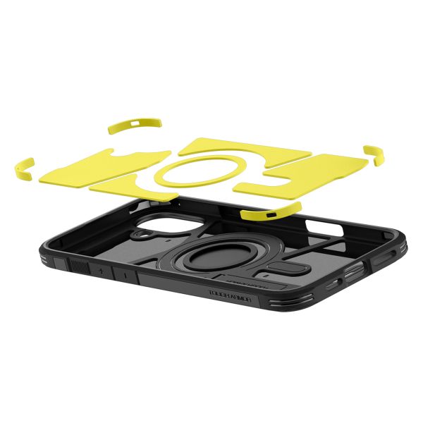 Spigen Cover Posteriore Corazzata Tough con MagSafe Apple iPhone 16 - Nero