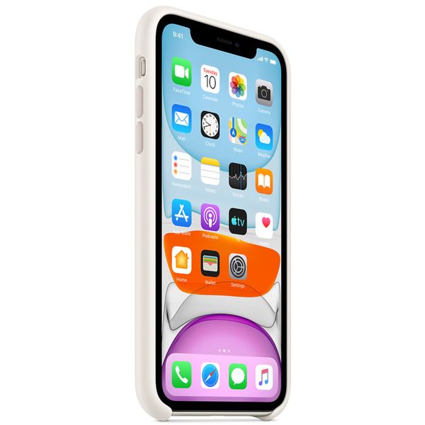 Apple Cover in Silicone Apple iPhone 11 - White