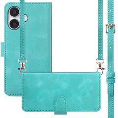 imoshion Cover a libro con Cordino Apple iPhone 17 - Turchese