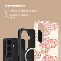 Selencia Cover posteriore Vivid con MagSafe Samsung Galaxy S26 - Paisley Blush