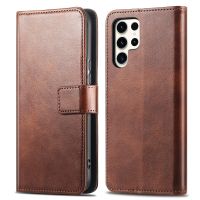 imoshion Cover a libro di Lusso Samsung Galaxy S23 Ultra - Marrone scuro