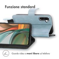 imoshion Cover a libro di Lusso Samsung Galaxy A36 - Azzurro