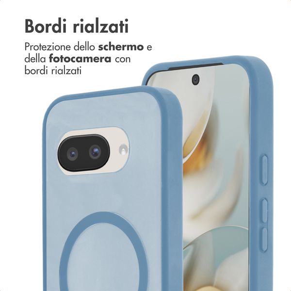 imoshion Cover posteriore Color Guard con MagSafe Google Pixel 9A - Azzurro