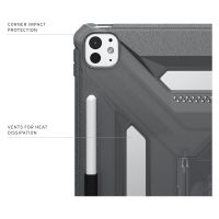 UAG Custodia posteriore Scout Plus con supporto Apple iPad Pro 13 (2025) M5 / (2024) M4 - Ash