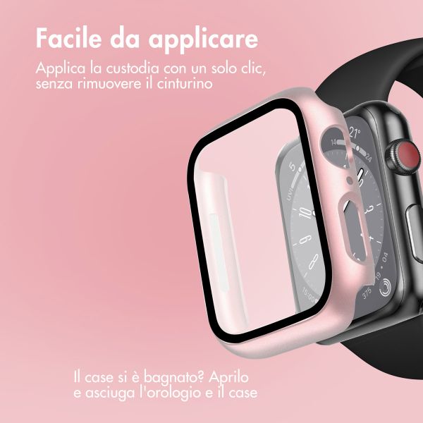 imoshion Cover rigida integrale Apple Watch 7 / 8 / 9 - 45 mm - Oro rosa