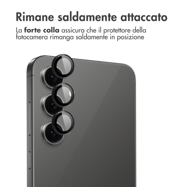 imoshion Pellicola protettiva 2 pack per la fotocamera Samsung Galaxy S25 FE - Nero