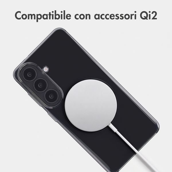 Accezz Lite custodia posteriore con MagSafe Samsung Galaxy S26 - Smokey Clear