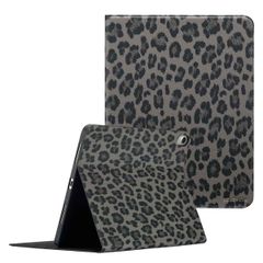 Selencia Libreria Sabi con stampa leopardata Apple iPad Air 11 pollici (2026) M4 / (2025) M3 / (2024) M2 / Air 5 (2022) / Air 4 (2020) - Midnight Black