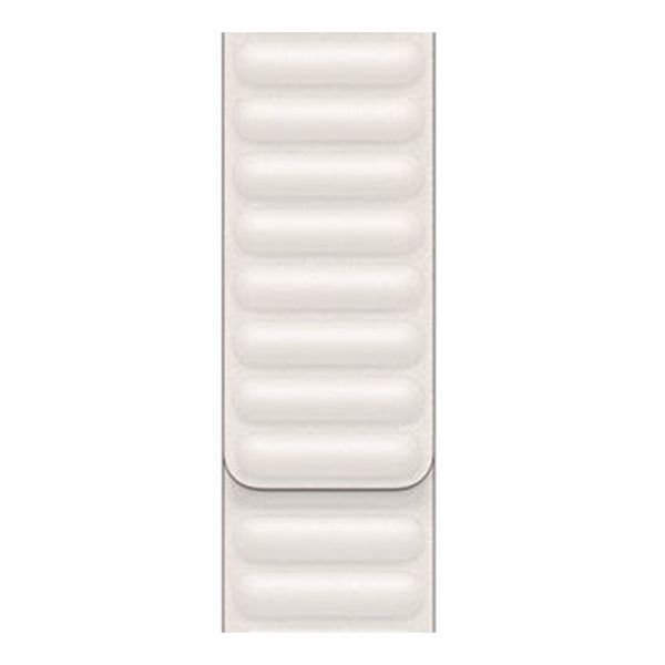Apple Cinturino Leather Link Apple Watch | 38/40/41/42 mm - Taglia M/L - Chalk