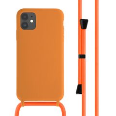 imoshion Cover in Silicone con Cordino Apple iPhone 11 - Arancio