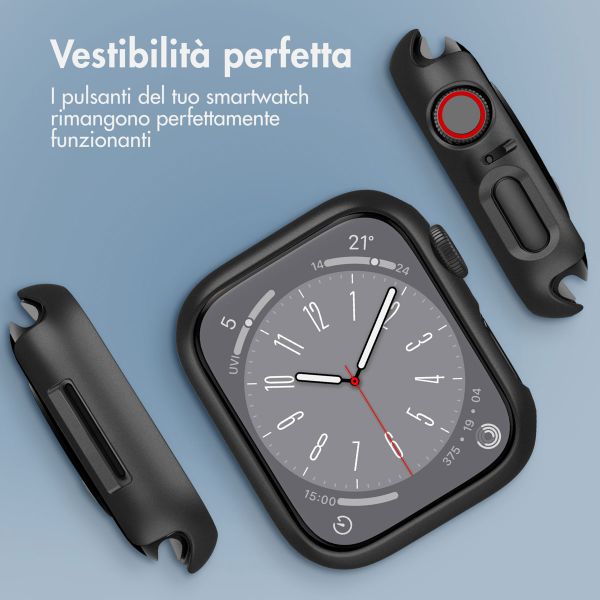 imoshion Cover rigida integrale Apple Watch 1 / 2 / 3 - 42 mm - Nero