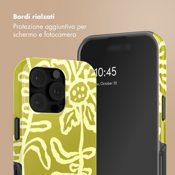 Selencia Cover posteriore Vivid con MagSafe Apple iPhone 16 Pro Max - Chalky Bloom