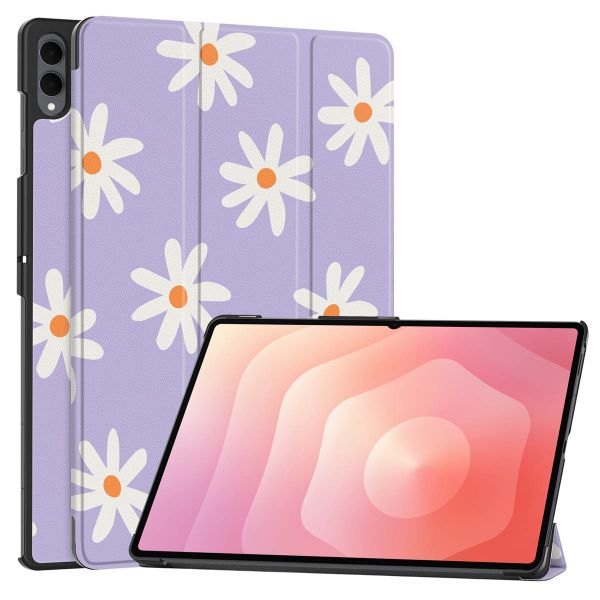 imoshion Cover Trifold Design Samsung Galaxy Tab S11 Ultra - Flowers Distance