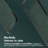 Accezz Cover in Pelle con MagSafe Apple iPhone Air - Cedar Green