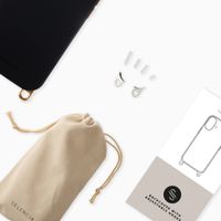 Selencia Cover posteriore Rivièra con MagSafe con ganci rimovibili Samsung Galaxy A37 (5G) - Velvet Black
