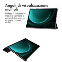 imoshion Cover a libro Trifold Samsung Galaxy Tab S10 Plus / Tab S9 FE Plus / Tab S9 Plus - Nero