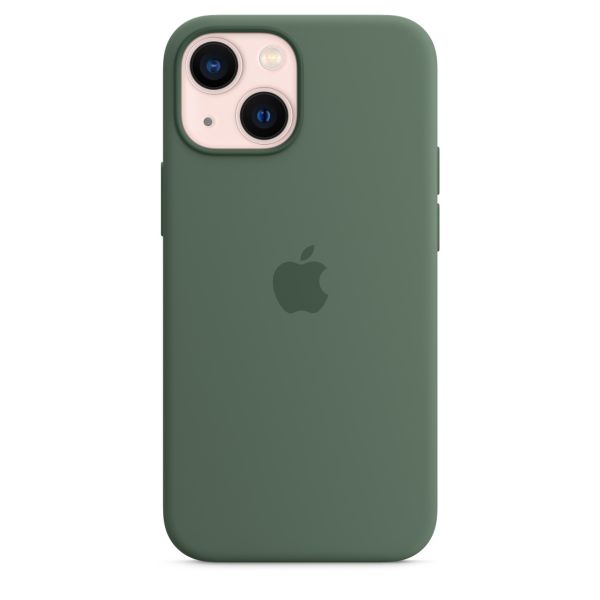Apple Cover Posteriore in Silicone con MagSafe Apple iPhone 13 Mini - Eucalyptus