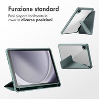 imoshion Cover Origami Samsung Galaxy Tab A9 8.7 pollici - Verde scuro