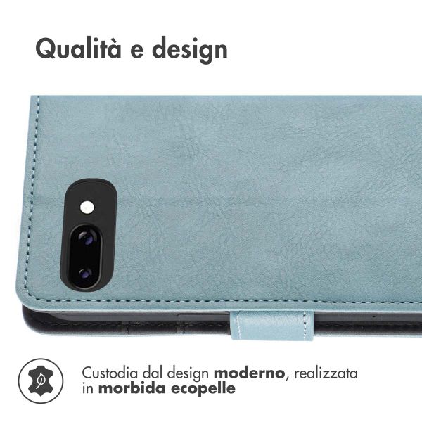 imoshion Cover a libro di Lusso Google Pixel 9A - Azzurro