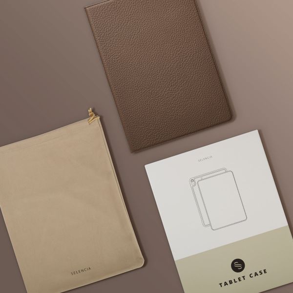 Selencia Cover Riva Apple iPad Air 11 pollici (2026) M4 / (2025) M3 / (2024) M2 / Air 5 (2022) / Air 4 (2020) - Mocha Brown