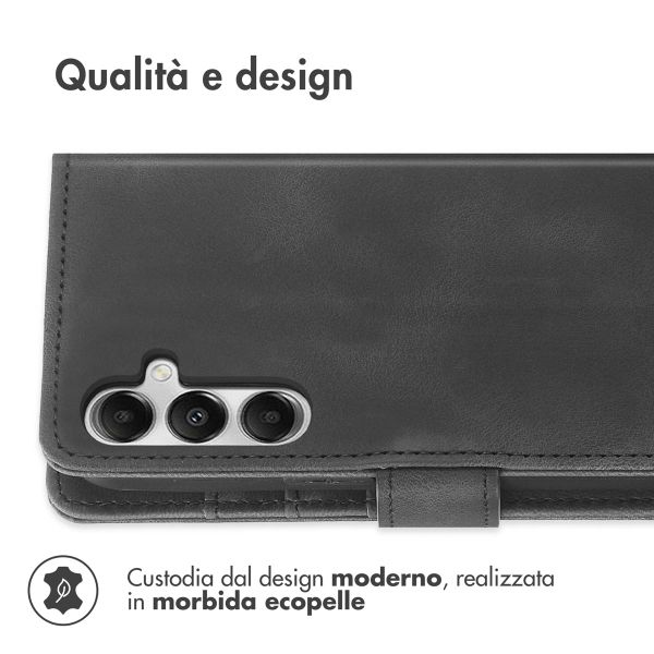 imoshion Cover a libro con Cordino Samsung Galaxy A55 - Nero