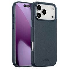 Accezz Cover in Pelle con MagSafe Apple iPhone 17 Pro Max - Nightfall Blue