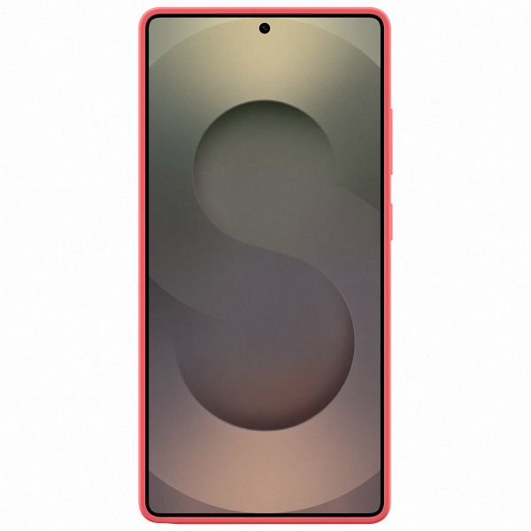 Samsung Cover originale in silicone Samsung Galaxy S25 Ultra - Peach