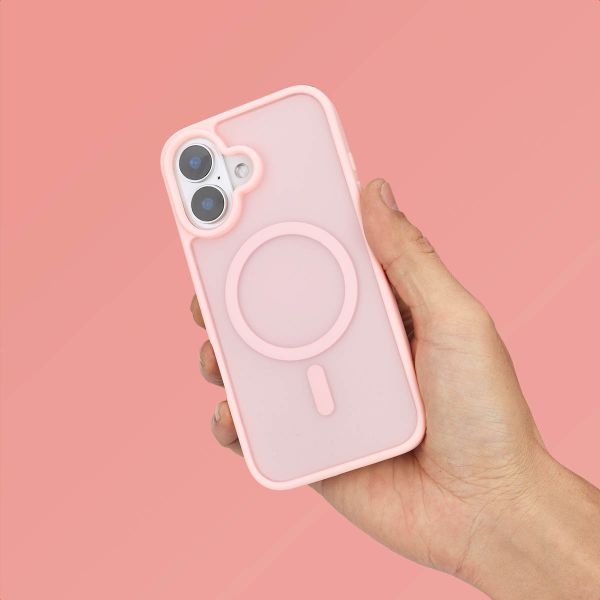 imoshion Cover posteriore Color Guard con MagSafe Apple iPhone 16 - Rosa chiaro
