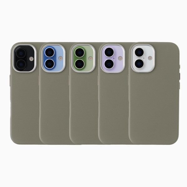 Accezz Cover Mesh con MagSafe Apple iPhone 17 - Grigio scuro