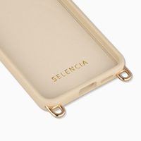 Selencia Cover posteriore Rivièra con MagSafe con ganci rimovibili Samsung Galaxy S25 / S24 - Milky Latte