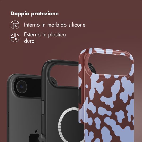 Selencia Cover posteriore Vivid con MagSafe Apple iPhone Air - Moo'd Lavender Glow