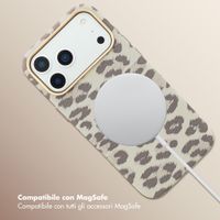 Selencia Cover Sabi Stampa pantera con MagSafe Apple iPhone 17 Pro Max - Soft Ivory