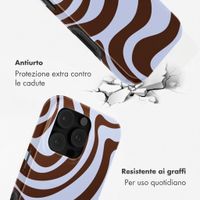 Selencia Cover posteriore Vivid con MagSafe Apple iPhone 16 Pro - Dream Swirl Chocolate