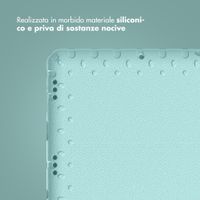 imoshion Cover Posteriore Kidsproof con Maniglia Samsung Galaxy Tab A11 Plus / A9 Plus - Soft Blue